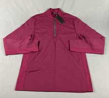Greyson Golf Pullover Siasconset 1/4 Zip Medium Purple Hawkeye NWT MSRP 148