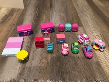 LOT OF MOOSE SHOPKINS CUTIE CARS Truck etc