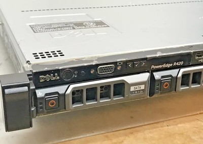 DELL PowerEdge R420 Server Singlel Xeon E5-2450 @ 2.10GHz 32GB No HDD ...