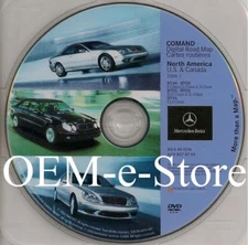 2005 2006 2007 Mercedes SL600 SL500 SL65 SL55 AMG Navigation DVD Map U.S Canada