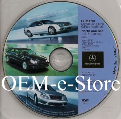2004 2005 2006 Mercedes S-Class S350 S430 S500 S600 S65 S55 Navigation DVD Map  