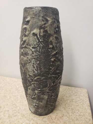 Vintage MCM 10" Fett Lavakrug Vase San Marino Italien Frau Büste Giulianelli WIE BESEHEN - Bild 9 von 12