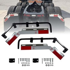 New Mud Flap Hangers Angled Steel 28 Pair With Mounting Kit Semi Truck
