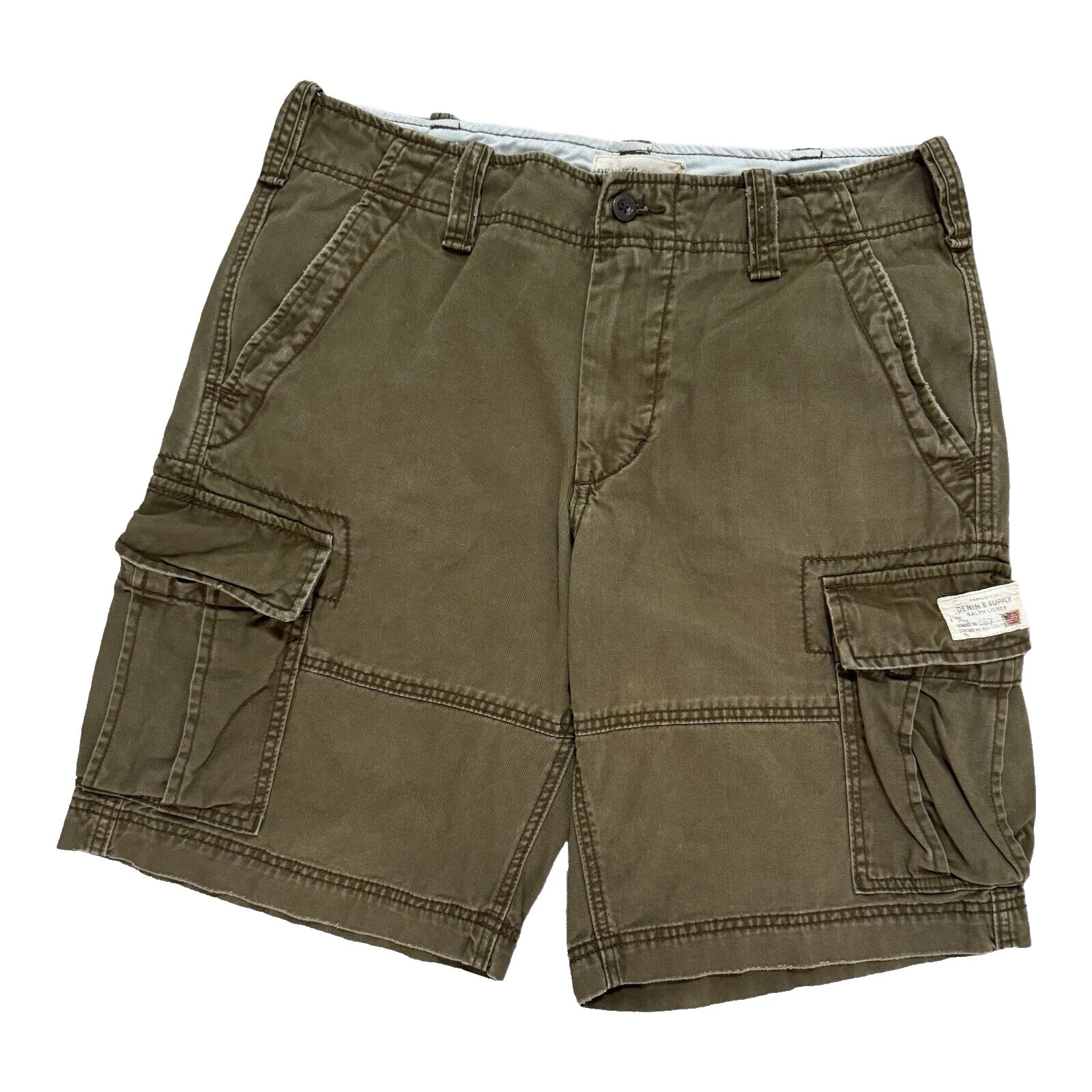 Denim & Supply Ralph Lauren Cargo Solid Shorts for Men