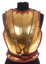 BRITISH HOUSEHOLD CAVALRY ARMOR CUIRASS Brass Finish Cosplay Costume