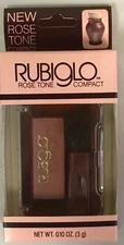 2 pieces Rubiglo Powder Compact  - Rose Tone