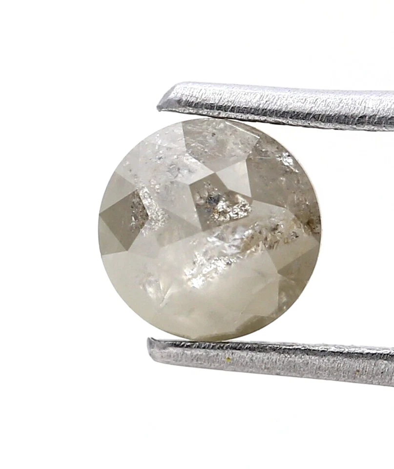 GRAY NATURAL DIAMOND ROUND DIAMOND FANCY DIAMOND UNTREATED DIAMOND 0.95TCW 5.7MM - Image 3 of 4