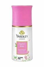 Yardley London English Rose Anti Perspirant Deodorant Roll On for Women, 50ml X1