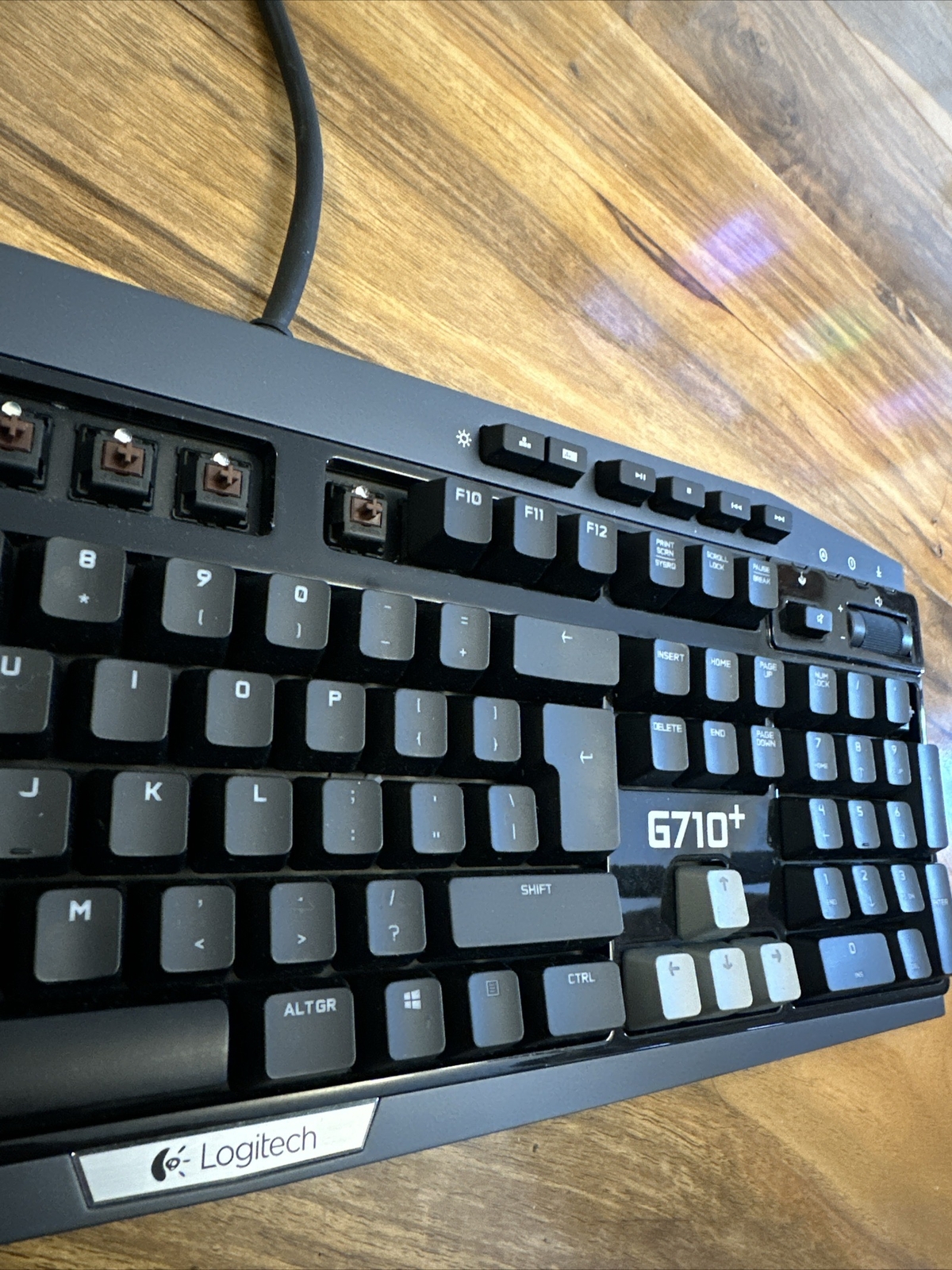 Logitech G710+ Mechanical Keyboard Brown Switches White Backlit ‎920