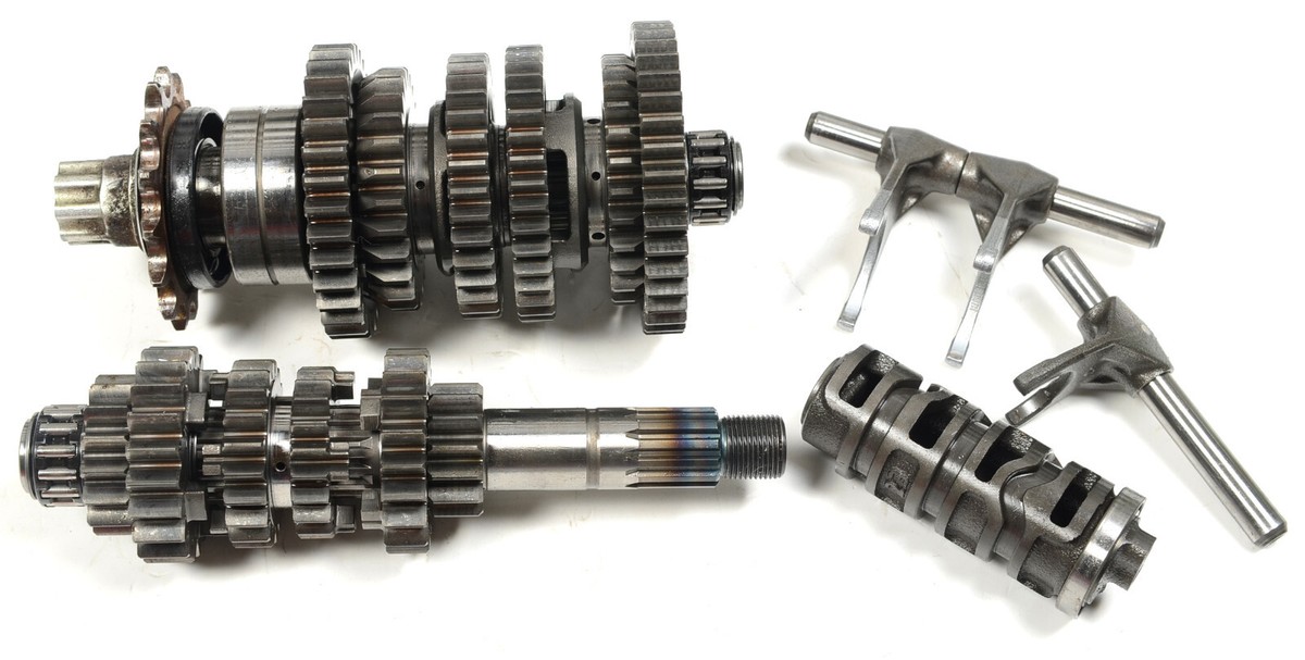 6/4 _kyohepi28 KAWASAKI - NINJA ZX6R - TRANSMISSION GEARS SHIFT FORKS