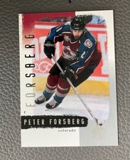 2000-01 SP Authentic Hockey #24 Peter Forsberg - Avalanche