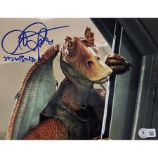 Ahmed Best Autographed Photo #1 w/ Beckett (8x10)