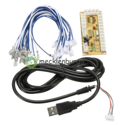 Zero Delay Arcade USB Encoder PC to Joystick Button For MAME Fight Stick Control
