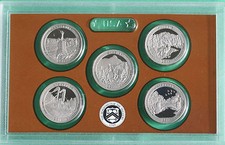 2011 S America the Beautiful Quarters Proof Set 25c ATB Coins No Box No COA