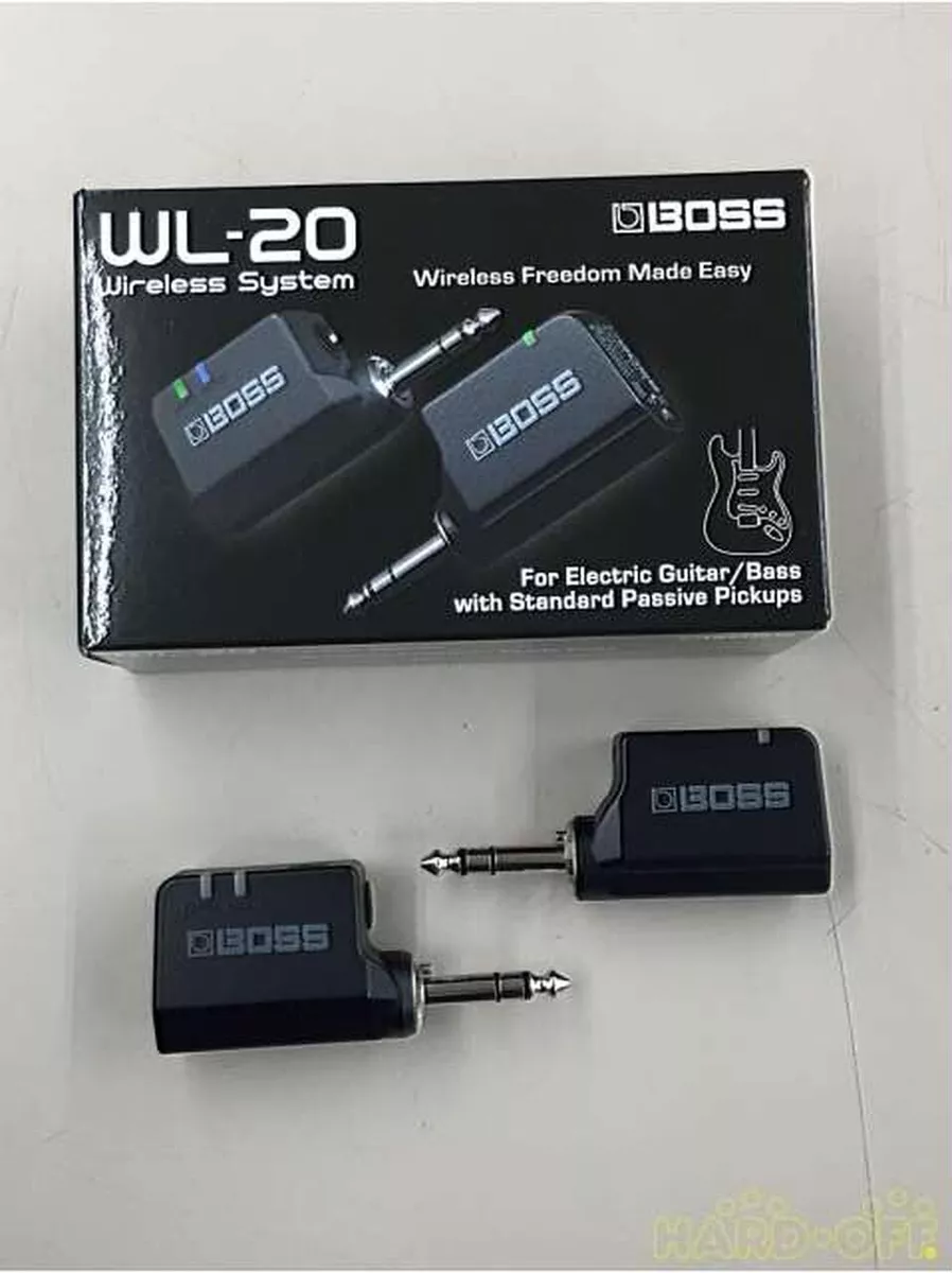 BOSS WL-20 Guitar Wireless System with Box Instruction manual USB