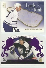 2002-03 PACIFIC CROWN ROYALE ALEX SVITOV RC PURPLE #137 Rookie /799 Lightning