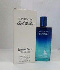 Davidoff Cool Water Summer Seas Ltd. Ed. Eau de Toilette Spray 4.2 oz/125ml RARE