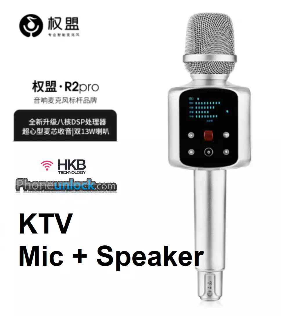 Quenment R2Pro KTV Karaoke Microphone Speaker Music BT
