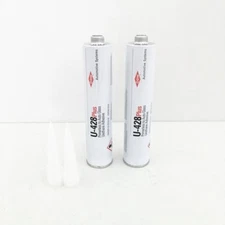 2 X DOW U-428+ Auto Glass Windshield Urethane Primerless Adhesive Glue Sealant