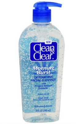 Clean & Clear Morning Burst Detoxifying Cleanser DISCONTINUED Face Wash 8 oz.