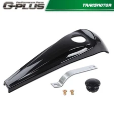 Black Smooth Dash Fuel Console Gas Tank Cap Cover Fit For Harley Touring 08-22