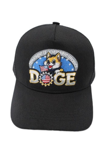 Black DOGE Hat –Department of Government Efficiency Cap–One Size Fit (Pack of 3) - Picture 3 of 8