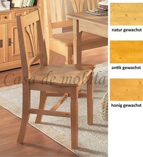 Stuhl 44x91x49cm Fichte massiv natur, antik, honig gewachst oder lackiert
