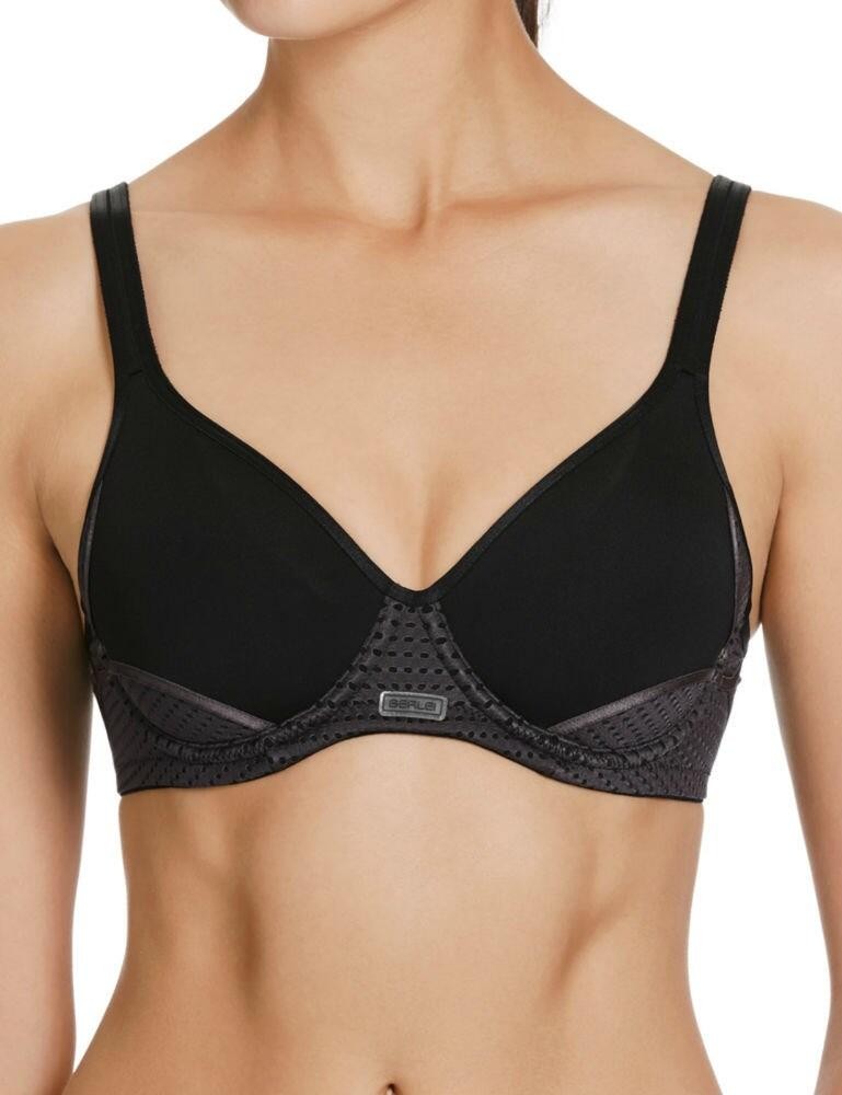 32C Berlei Electrify Mesh Padded Sports Bra Underwired Sports Bras Black