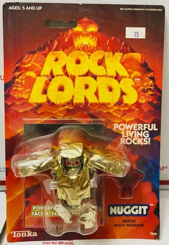 Vintage Tonka 1986 Powerful Living Rocks Rock Lords Lord Nuggit gobots rare