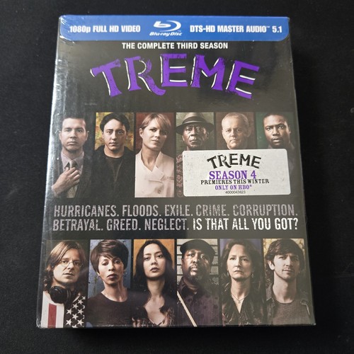 Treme The Complete Tercera Temporada (Disco Blu-ray, 2013, Juego de 4 Discos) NUEVO Precintado - Imagen 1 de 2