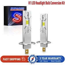 H1 LED Headlight Bulb Conversion Kit High Low Beam Lamp 6500K Super White