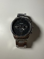 Reloj cronógrafo Fossil Flynn para hombre de acero inoxidable WR 3ATM. BQ1125IE