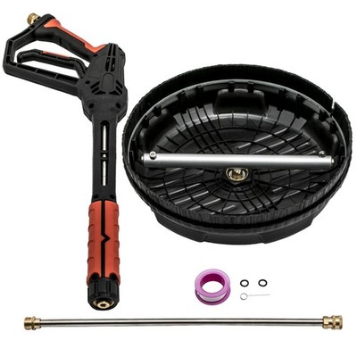 Heavy Duty 15'' Extension Wand 4000PSI Pressure Washer Gun Kit Quick Connect
