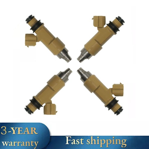 Set Of 4 Fuel Injectors 16611AA75A For 2008 2009 Subaru Legacy Outback 2.5L H4