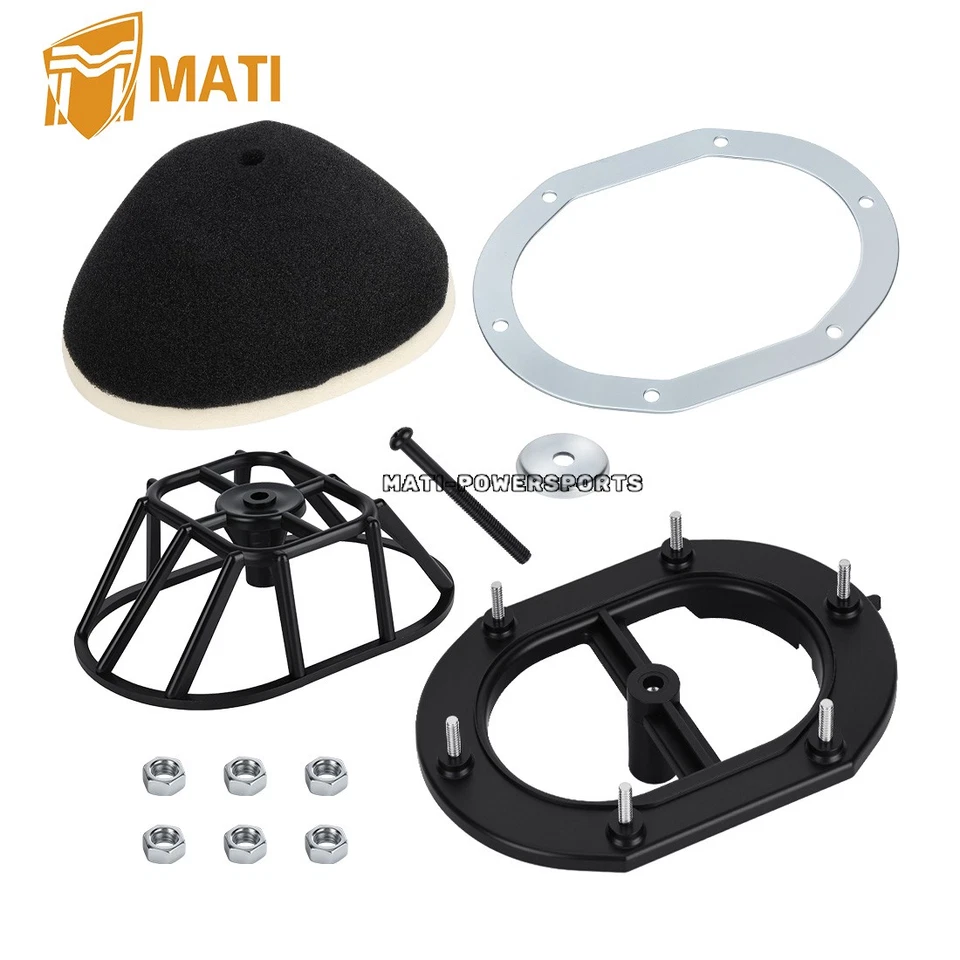 Kit de filtro de aire para 88-06 Yamaha Blaster 200 soporte de jaula cesta y soporte Foto 3 de 4