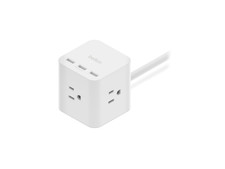 Belkin 3-Outlet Power Cube with 5-Foot Cord and USB-A Ports SRA006P3TT5