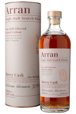 Whisky Arran Sherry Cask Finish Bodega 2020, 55,8%, 0,7l