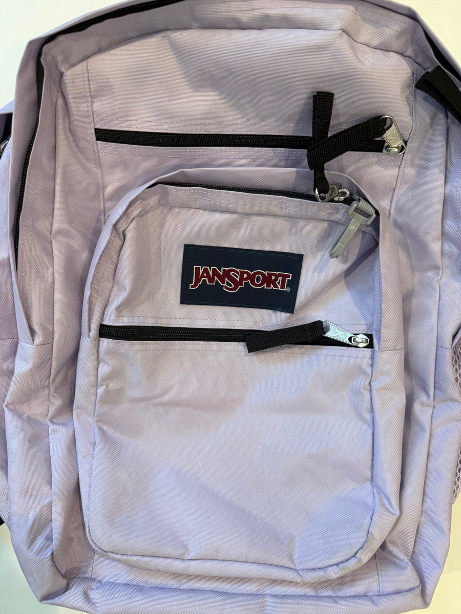 JanSport Backpack School 17"-Laptop Big Student 17.5",pastel lilac | eBay
