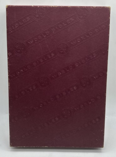 VTG HOLY BIBLE Self Pronouncing KJV Red Letter World Publishing Company (AQ) - Picture 13 of 13