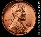 1956-D Lincoln Wheat Cent - Choice Gem Brilliant Unc  No Reserve  #L7225