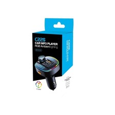 Car Bluetooth FM Transmitter MP3 Player Dual USB Fast Charger Dual Display