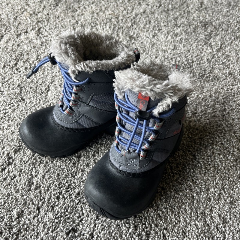 Columbia Rope Tow III unisex kids faux fur snow boots BC1323-033 US 9/EU25