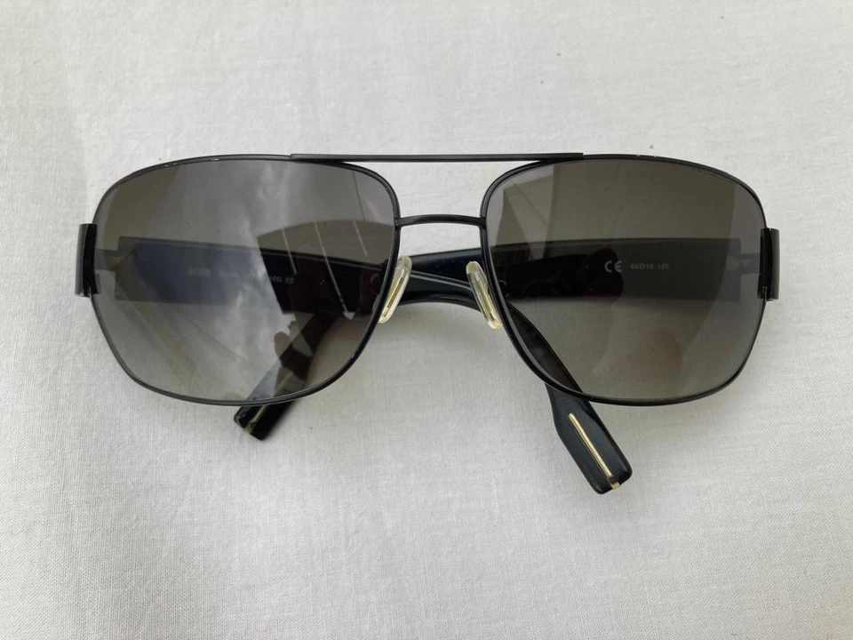 Gafas de sol Hugo Boss 0127/S para hombre negro mate/tonos ahumados talla 63[]15 125 Foto 4 de 4