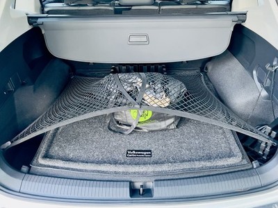 Eaccessories EA Trunk Organizer Cargo Net For Volkswagen Atlas 2017-2023 - Envelope Style Cargo Net For SUV - Premium Mesh Elastic Car Trunk