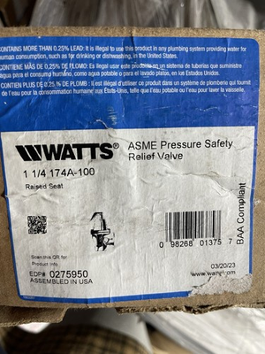 #ad #ad WATTS M 740 HYDRAULIC PRESSURE REGULATOR 60 PSI NSMP $595.95