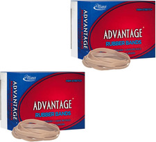  2-Pack  Rubber 26649 Advantage Rubber Bands, Size 64, 1/4 Lb Box Contains App