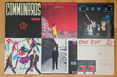 15 LPs: Dire Straits, Steve Hackett, Fischer Z, Black, Communards gut - sehr gut