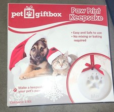 Pet Giftbox Paw Print Keepsake Kit