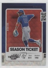 2021 Panini Contenders Season Ticket Optic Red Wave Prizm Francisco Lindor 1nc4
