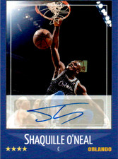 Shaquille O'Neal Signed Custom Trading Card Auto Orlando Magic NBA HOF SHAQ